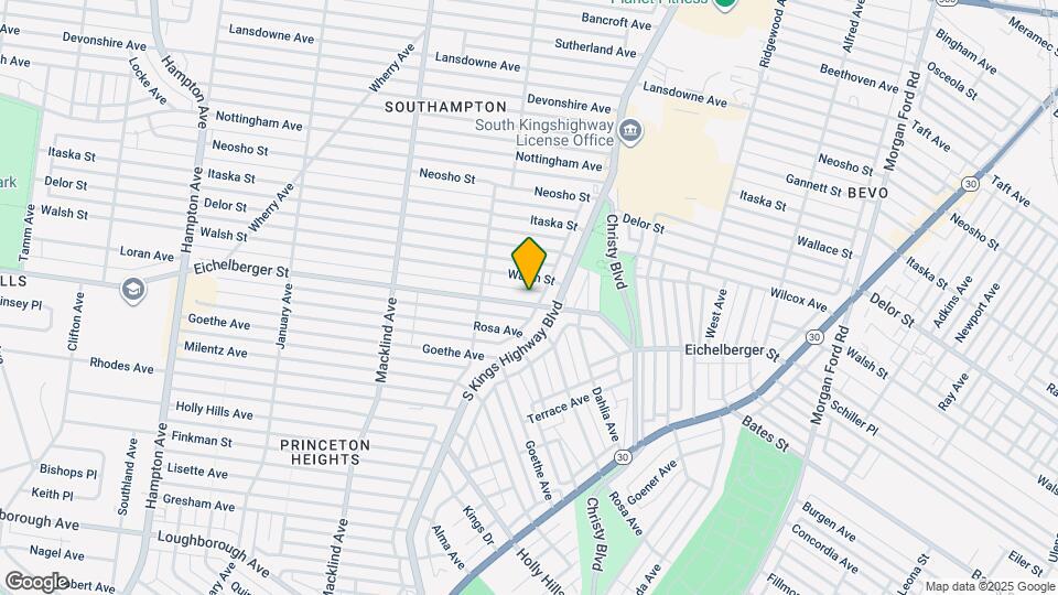 4929 Eichelberger St Mapa y Detalles de la Ubicación