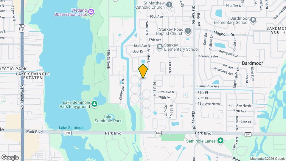 8101 Heatherwood Dr Map and Location Details