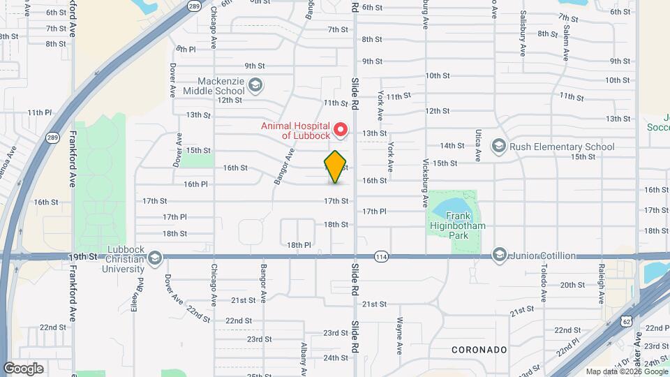 5209 16th St Map and Location Details