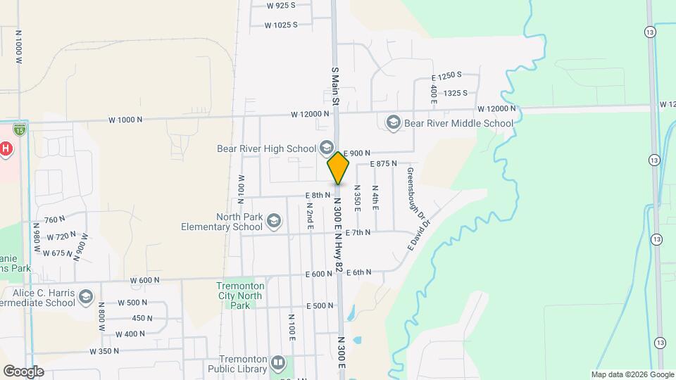 834 E 300 N Map and Location Details