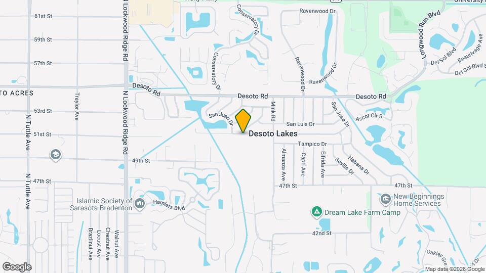 3652 Prado Dr Map and Location Details