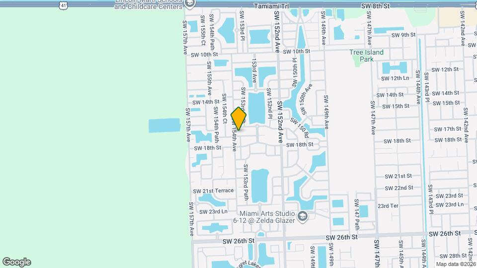 15391 SW 17th Terrace Map and Location Details