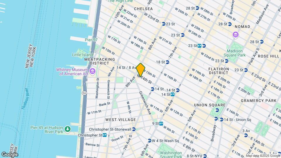 240 W 14th St Mapa y Detalles de la Ubicación