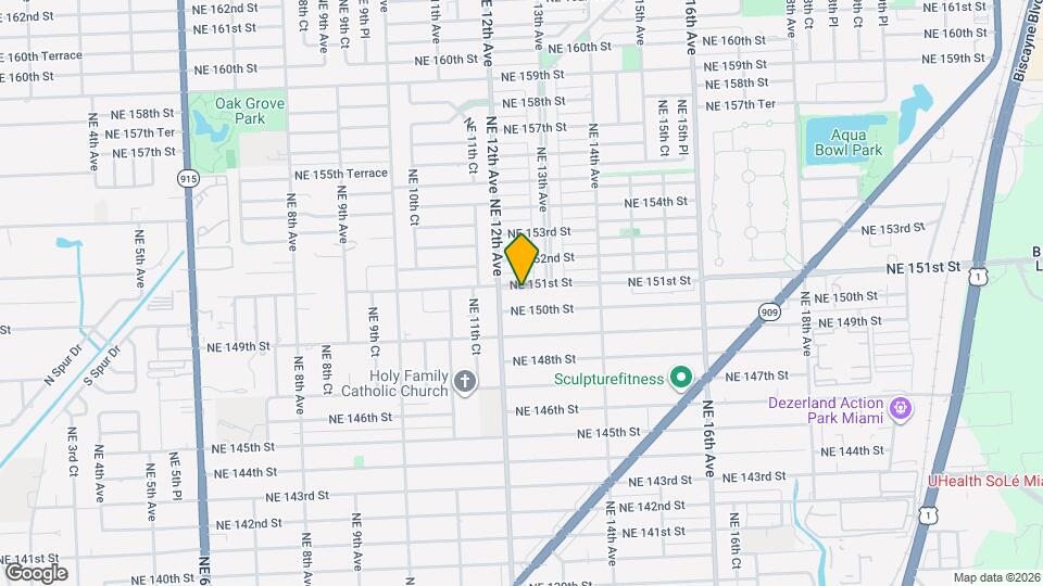 1234 NE 151st St Mapa y Detalles de la Ubicación