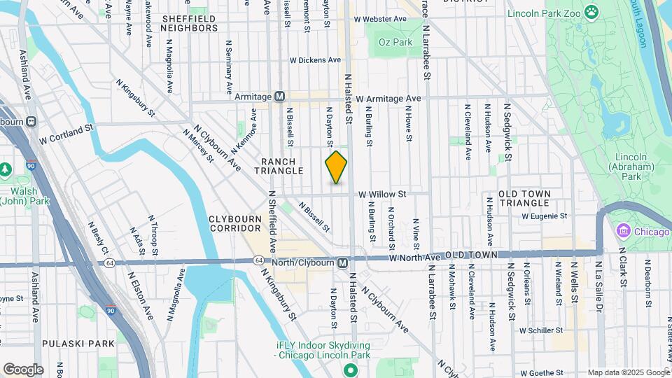 1801 N Dayton St Mapa y Detalles de la Ubicación