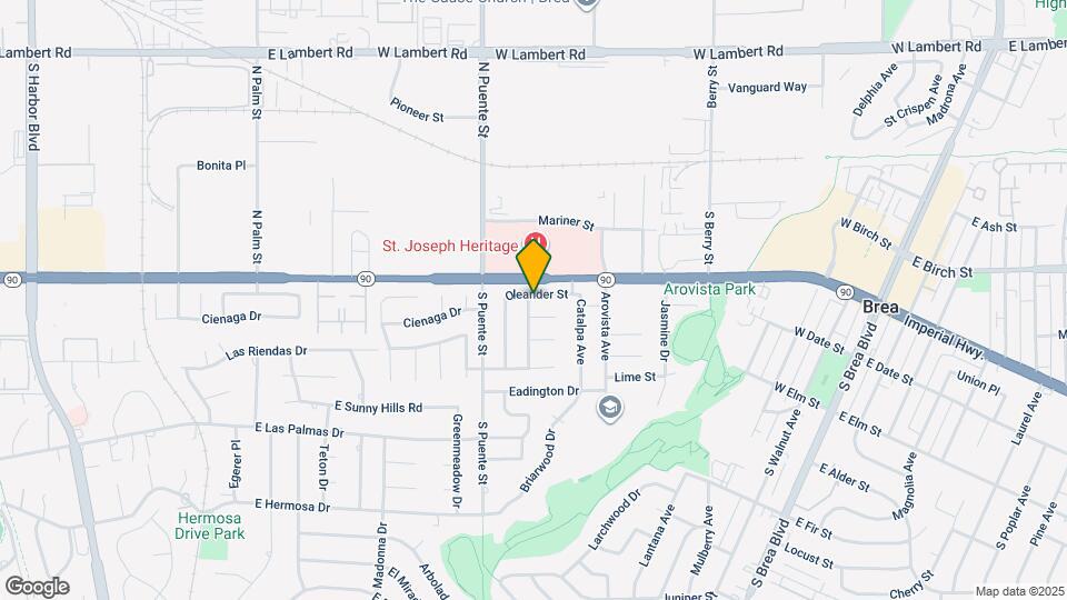 942 Oleander St Map and Location Details