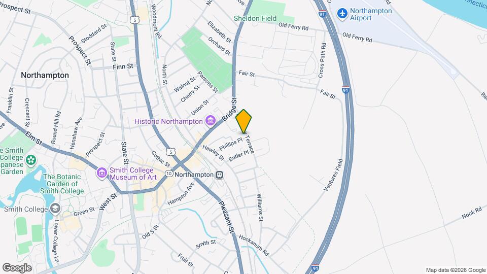 56 Phillips Pl, Unit 1 Mapa y Detalles de la Ubicación