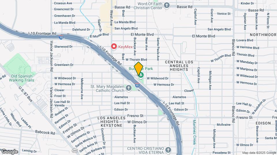 1629 W Wildwood Dr Map and Location Details
