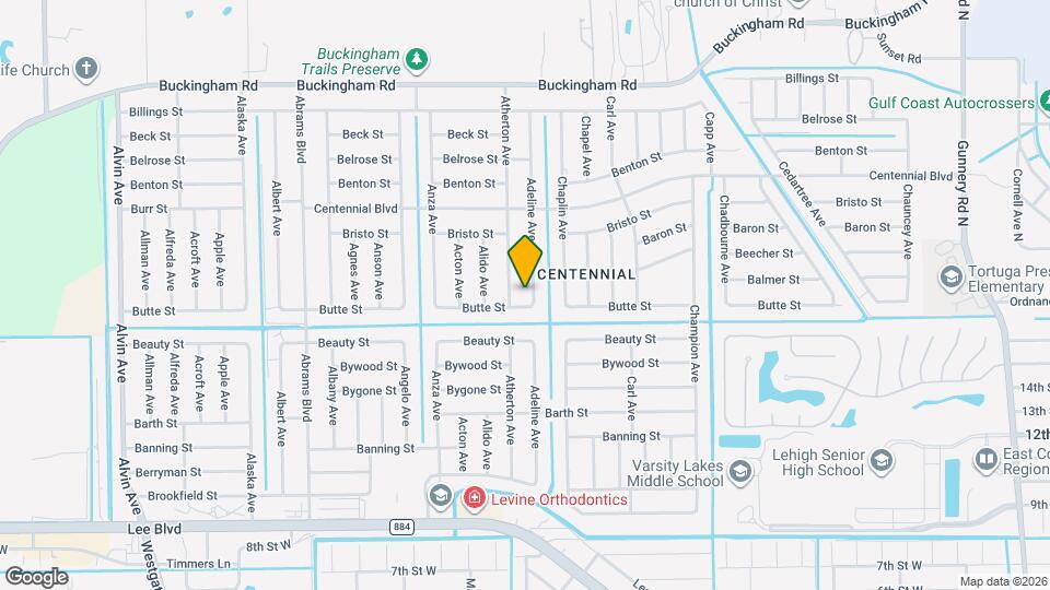 1005 Adeline Ave Map and Location Details