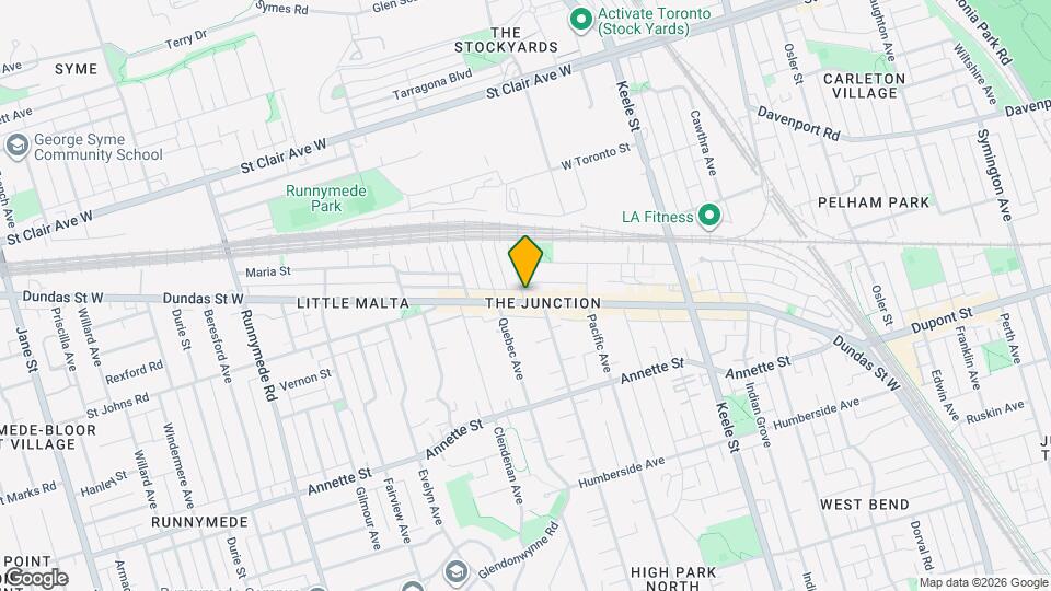 3044-3048 Dundas St W Map and Location Details