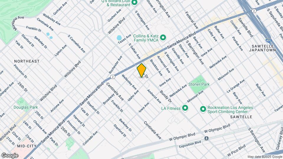 1546 Amherst Ave Map and Location Details