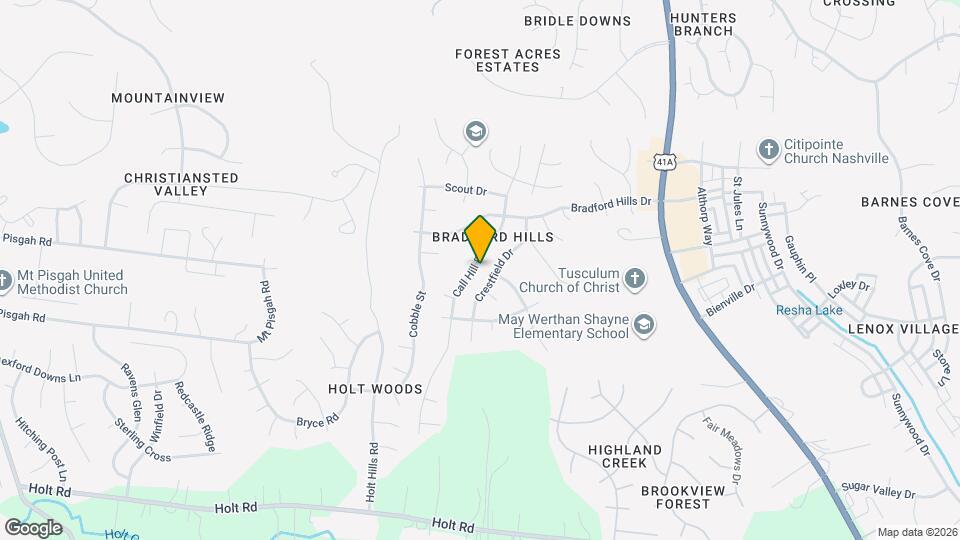 2745 Call Hill Rd Map and Location Details