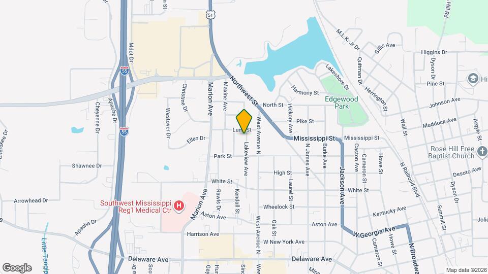 519 Lakeview Ave Map and Location Details