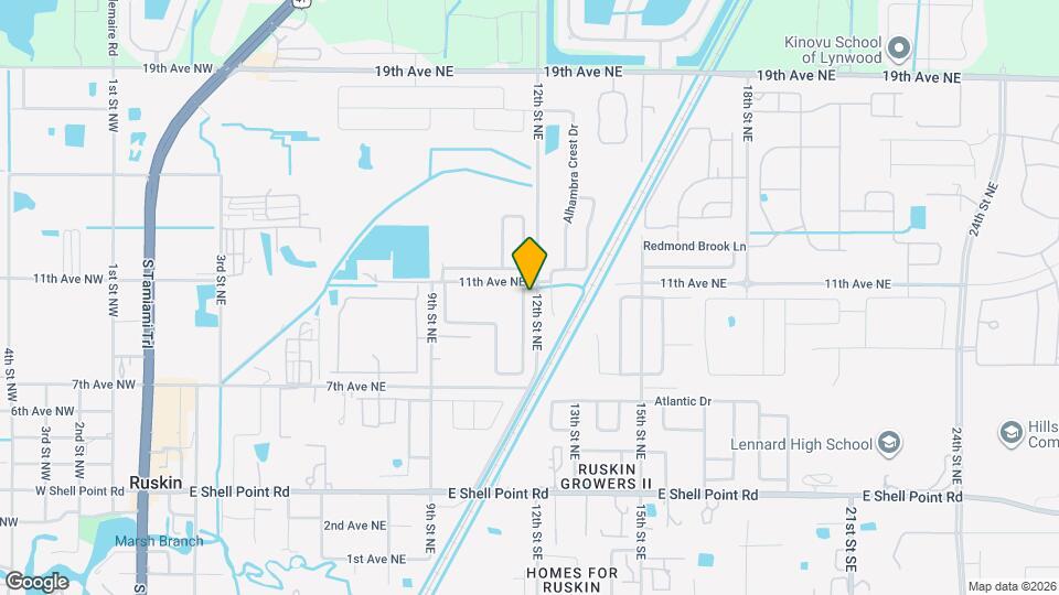 1051 Brenton Leaf Dr Mapa y Detalles de la Ubicación