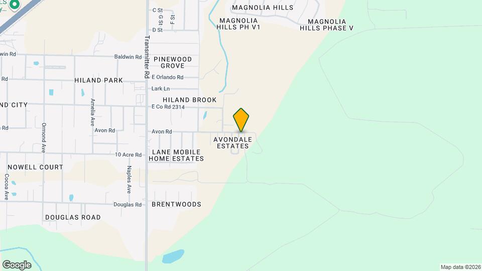 2646 Avondale Ct Map and Location Details