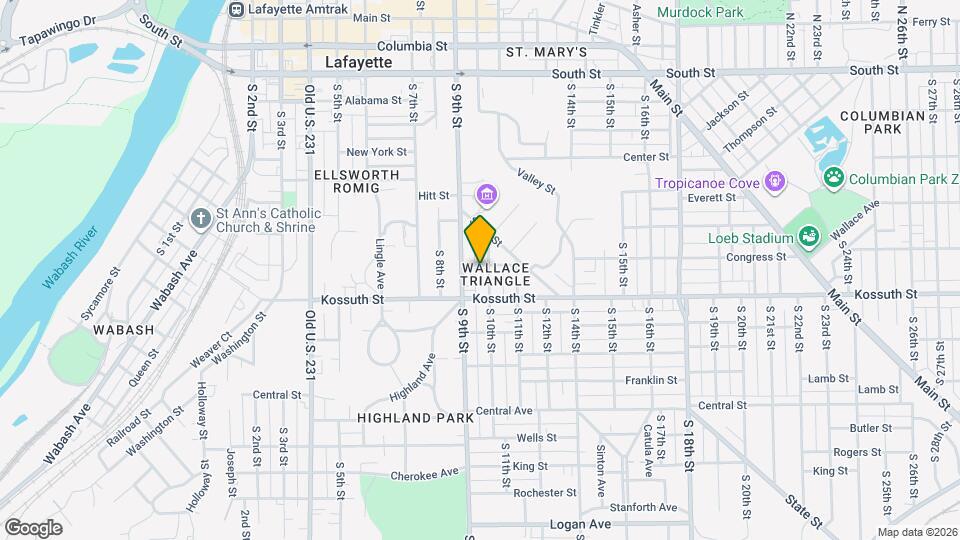 602 S 10th St, Unit B Map and Location Details