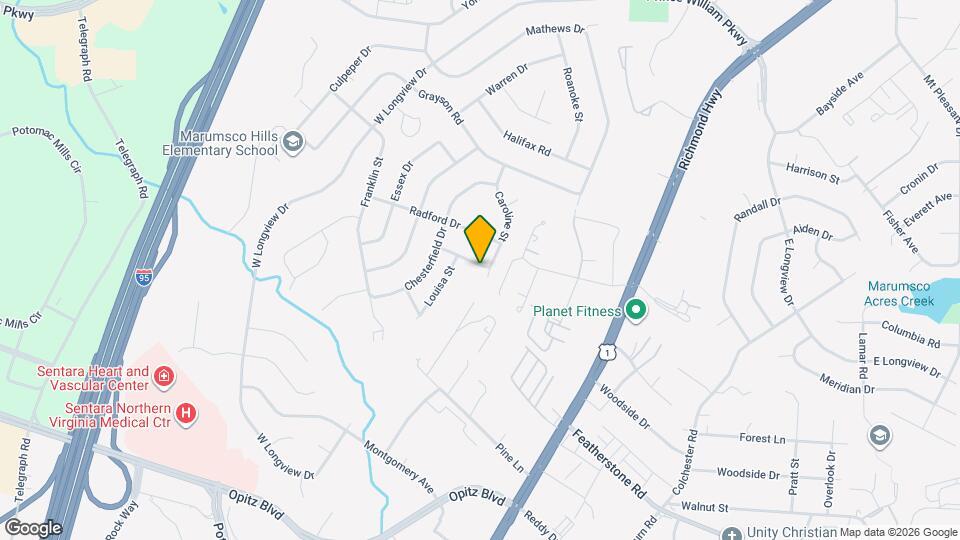 14236 Caroline St Map and Location Details