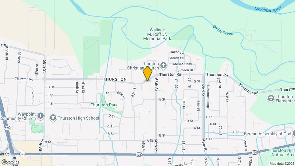 6545 Thurston Rd Map and Location Details