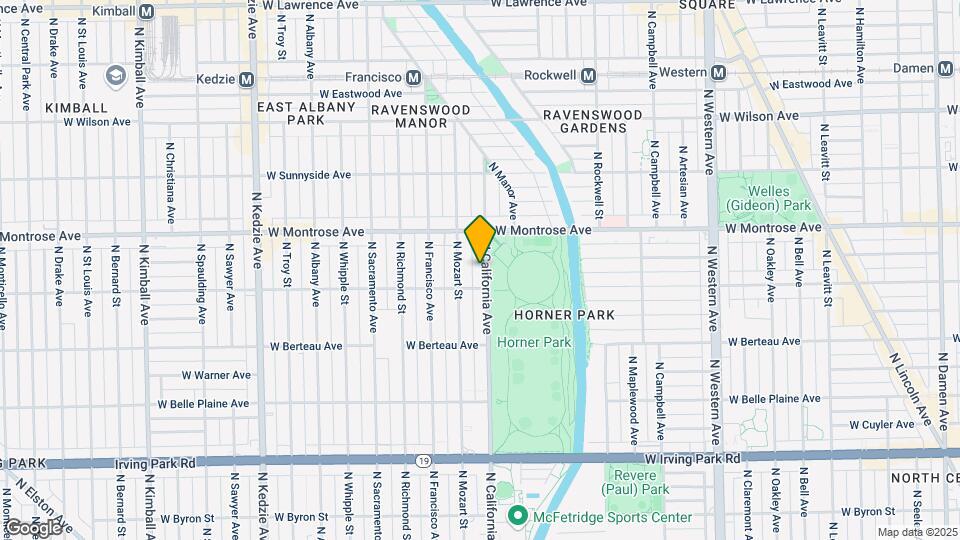 4318-4322 N California Ave Map and Location Details