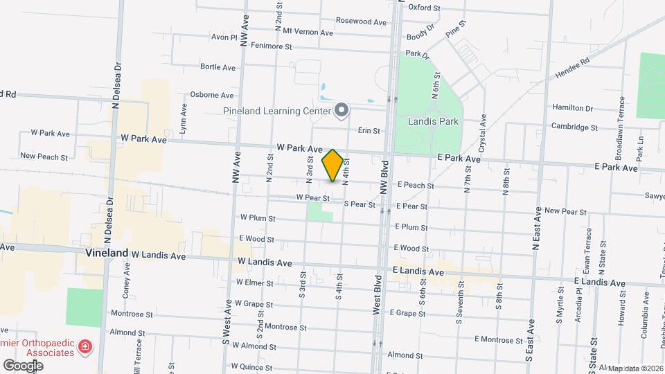 323 W Peach St Map and Location Details