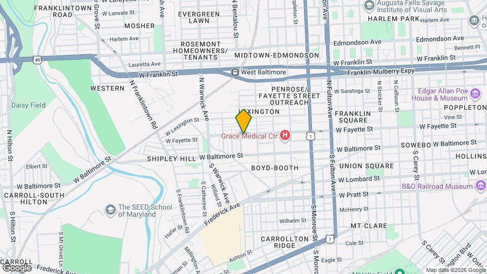 2243 W Fayette St Map and Location Details