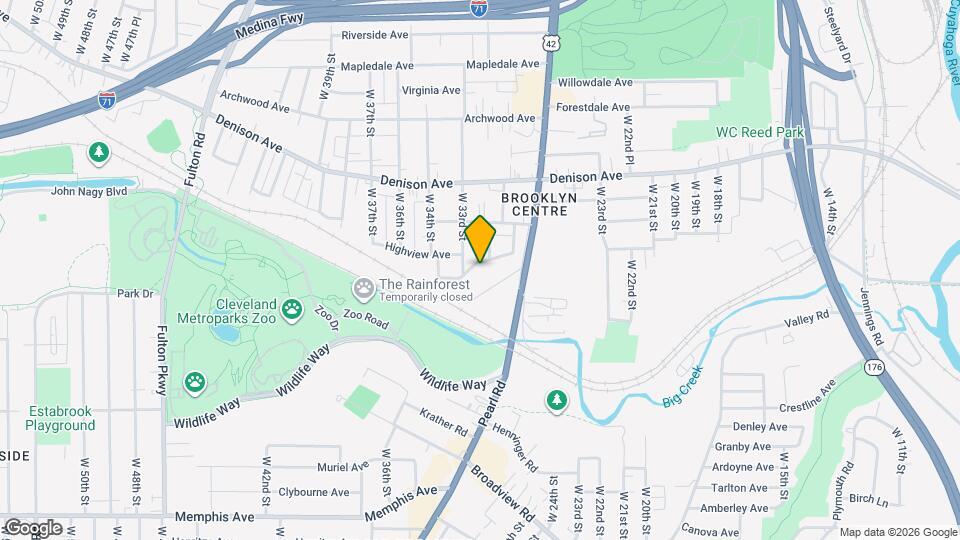 3213 Louisiana Ave Map and Location Details