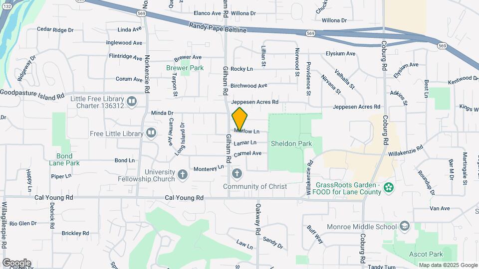 2132 Marlow Ln Map and Location Details