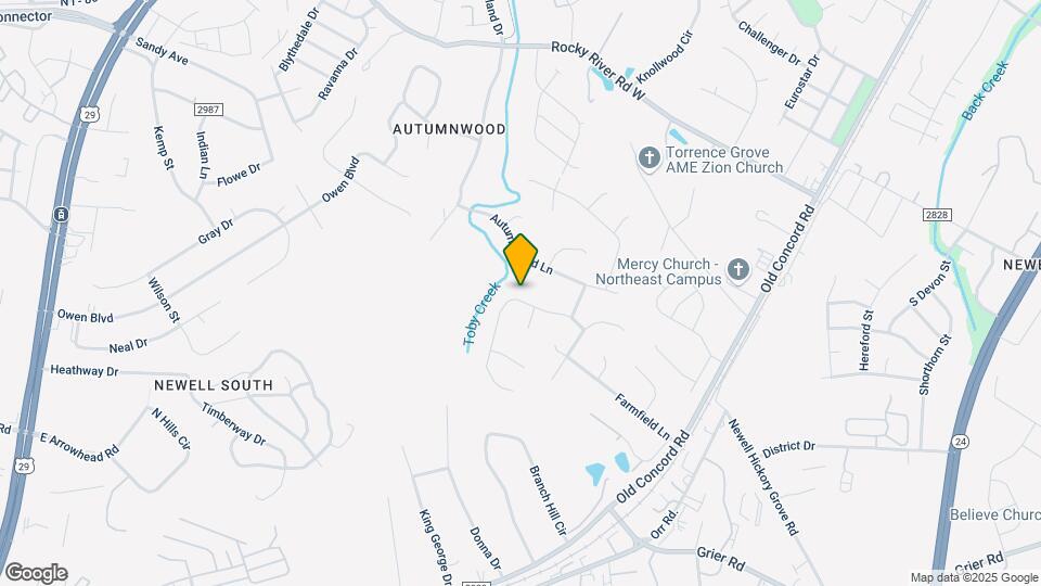941 Foxborough Rd Map and Location Details