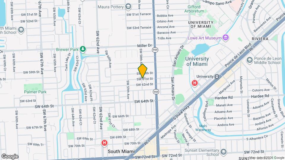 5782 SW 61st St Map and Location Details