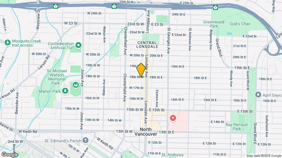 111-117 18th St W Map and Location Details