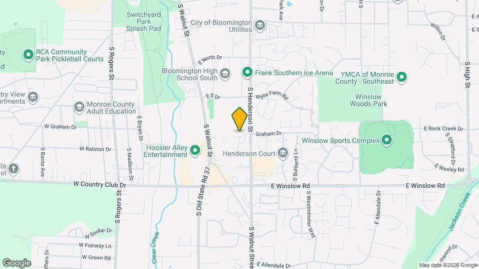 599 E Graham Pl Map and Location Details