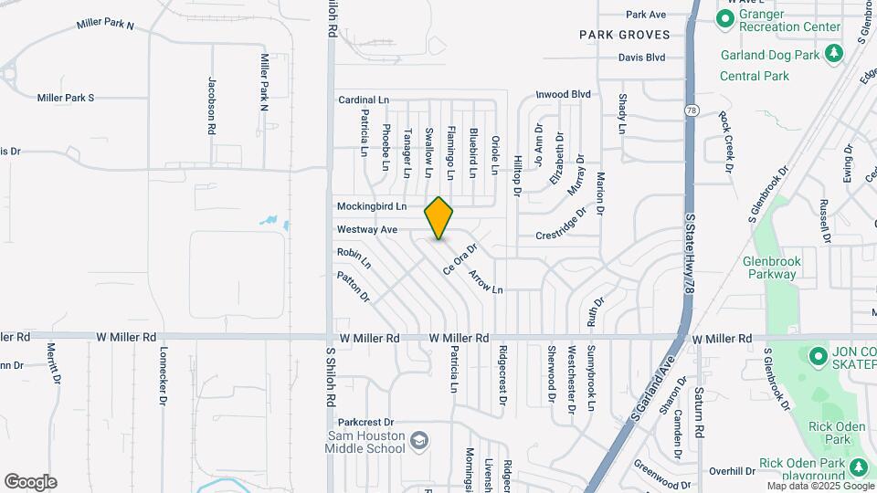 1709 Arrow Ln Map and Location Details