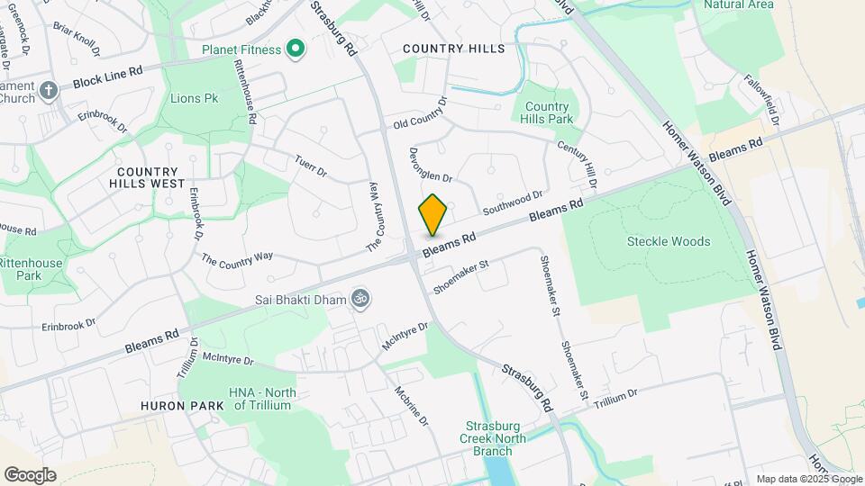 750 Bleams Rd Map and Location Details