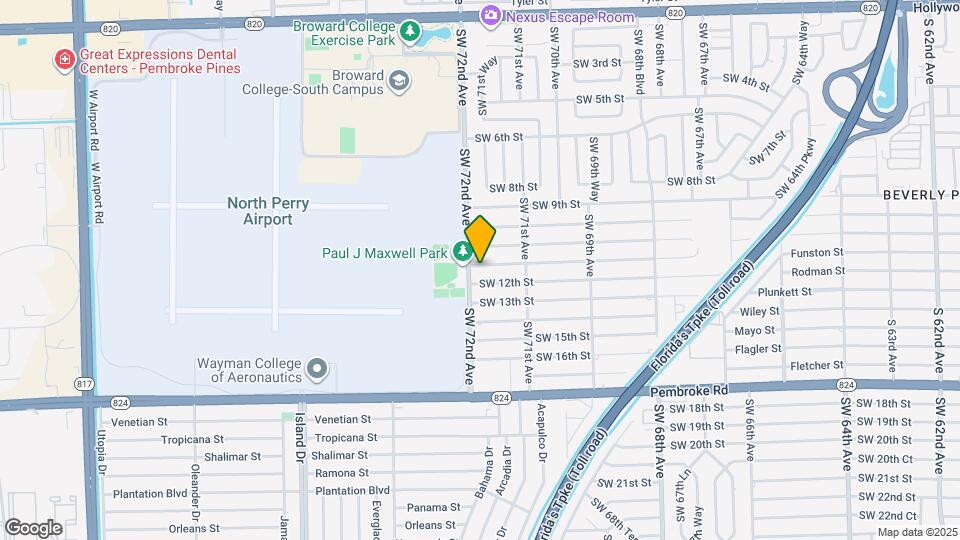 7180 SW 11th St Map and Location Details