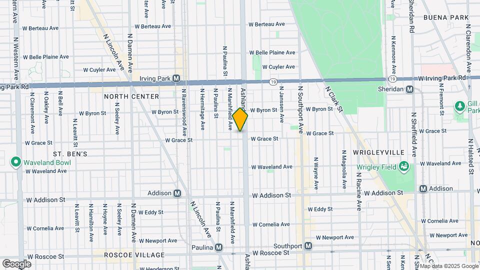 3806 N Ashland Ave Map and Location Details