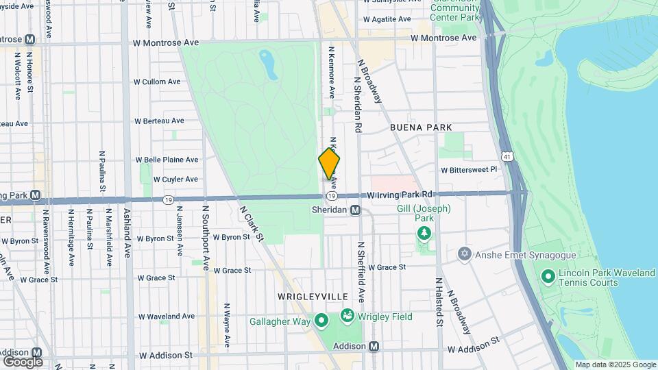4016 N Kenmore Map and Location Details