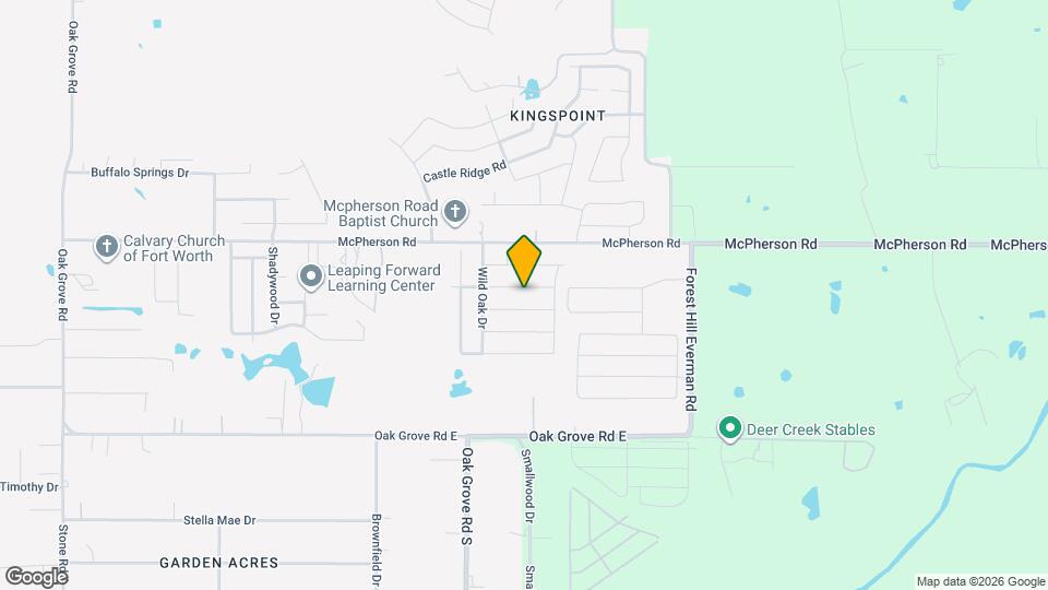 1500 Silver Oak Ln Map and Location Details