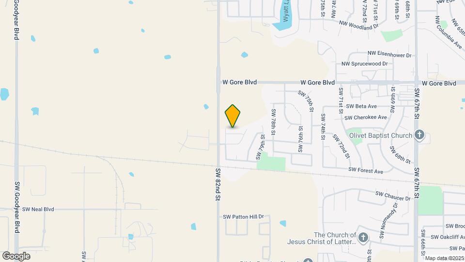 8109 SW Cherokee Ave Map and Location Details