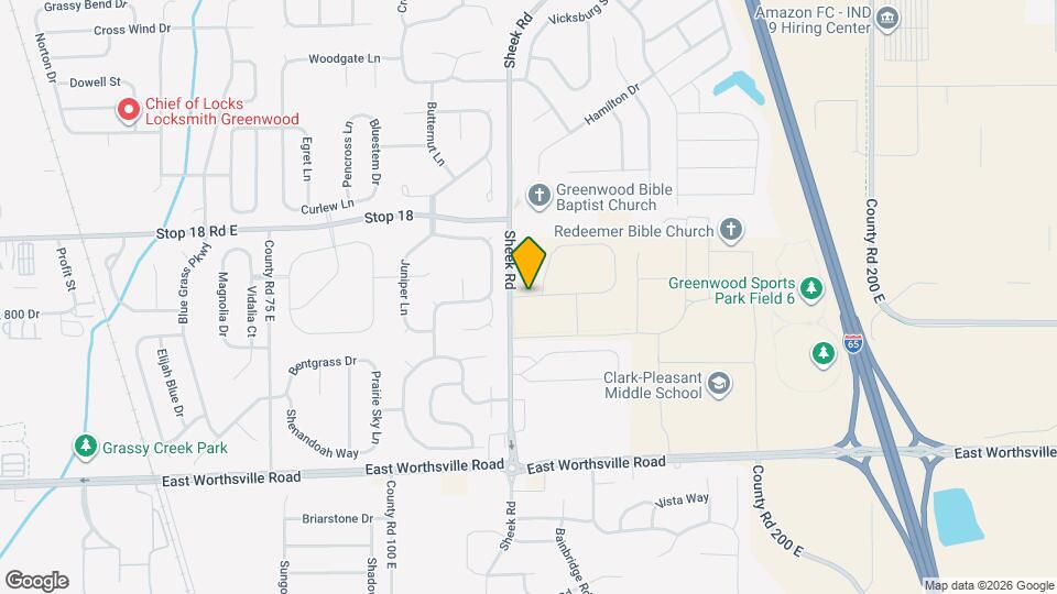 1211 Cassine Pl Map and Location Details