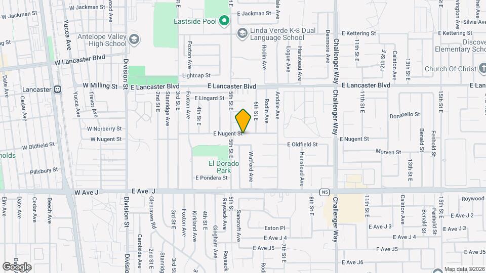 526 E Nugent St Map and Location Details