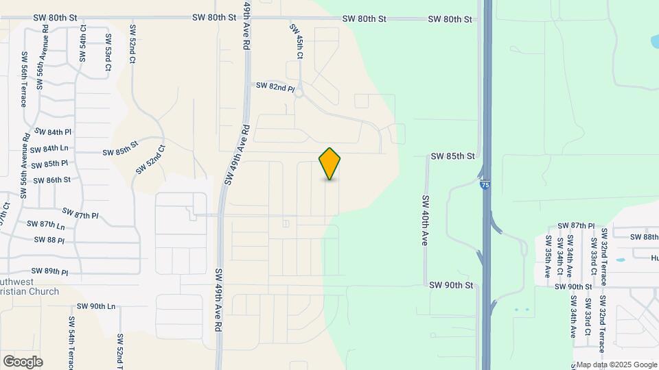 8645 SW 44th Ct Map and Location Details
