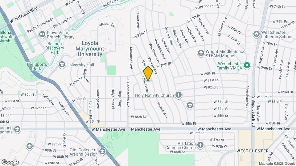 8100 Chase Ave Map and Location Details