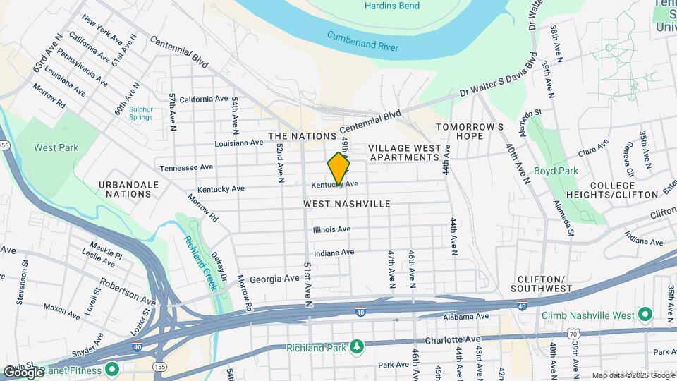 4907 Kentucky Ave Map and Location Details