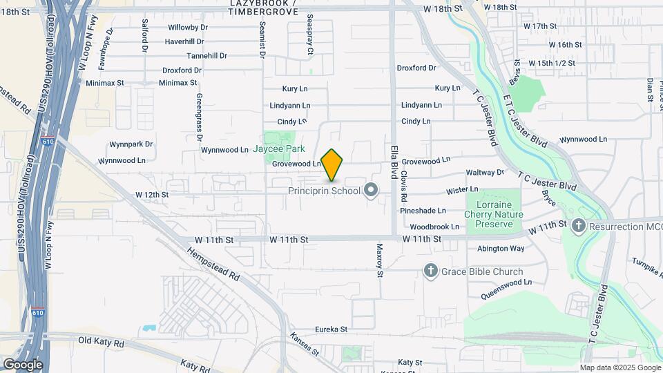 1208 Timbergrove Park St Map and Location Details