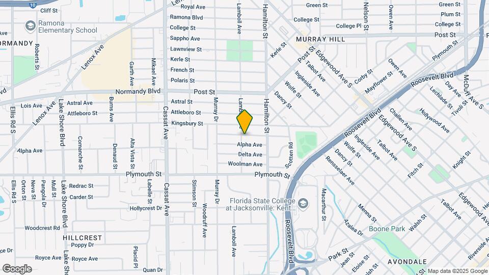 4556 Hercules Ave Map and Location Details
