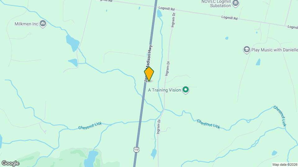 3105 James Madison Hwy Map and Location Details