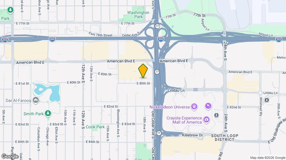 1716 E 80th St, Unit Apt. 1 Map and Location Details