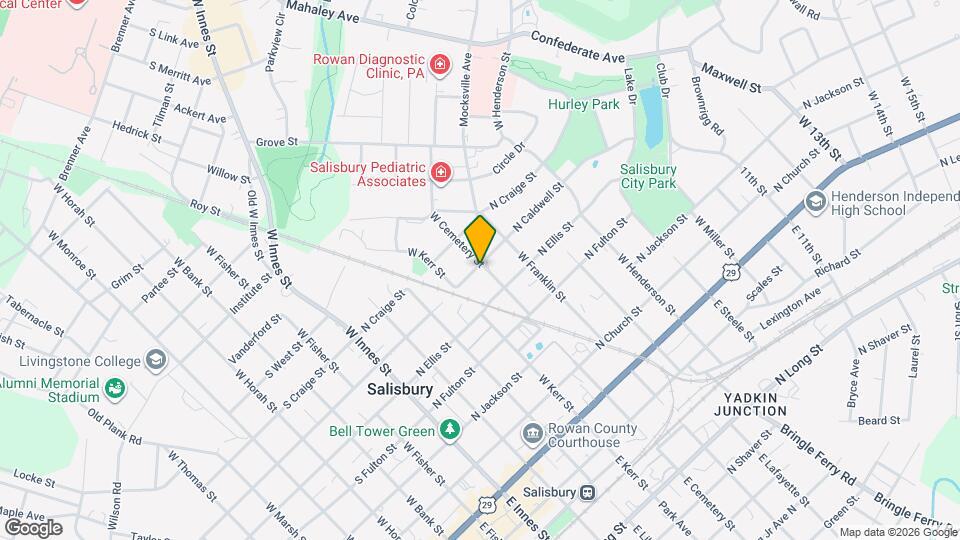 431 N Caldwell St Map and Location Details