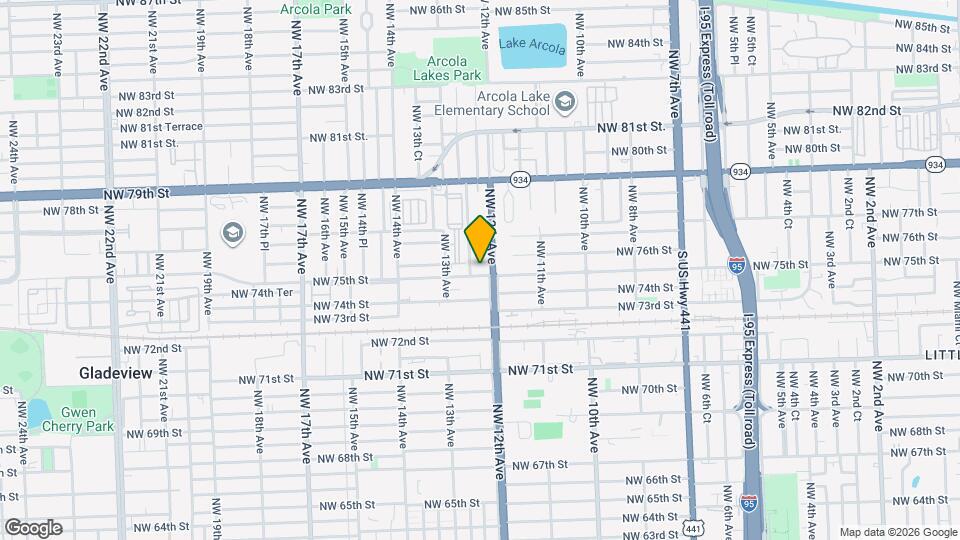 1221 NW 75th St Map and Location Details