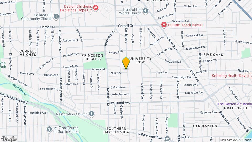 1303 Kumler Ave Map and Location Details